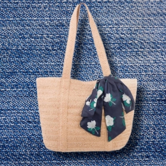 Draper James Everyday straw floral purse - Picture 3 of 8